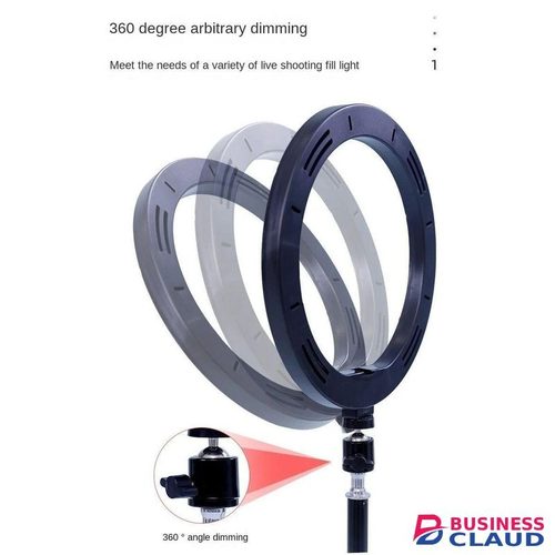 10-Inch Portable LED Ring Light with Stand – Adjustable Brightness for Selfies, Makeup & Professional Video Calls