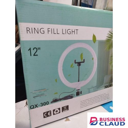 High-Quality 12" LED Ring Light Kit With Stable Stand For Professional & Personal Use