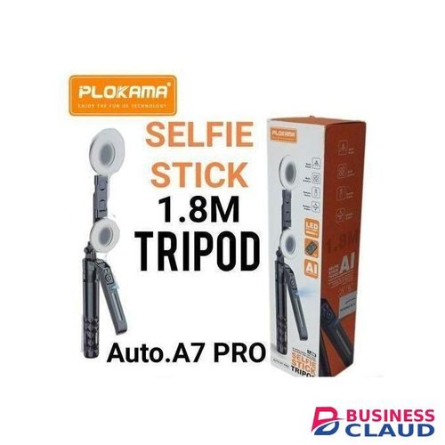 PLOKAMA AUTO-A7 Pro Smart AI Tripod Selfie Stick/Tripod stand for both camera and phone -180cm