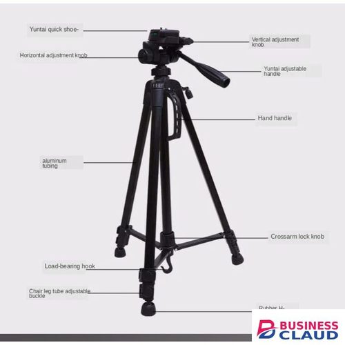 Tripod 3366 Portable Folding Tripod with Carry Bag Included