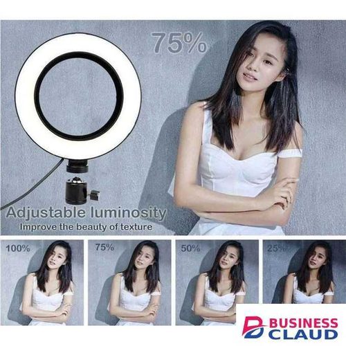 High-Quality 10 Inch LED Ring Light – Tripod Lamp for Live Video Shoots