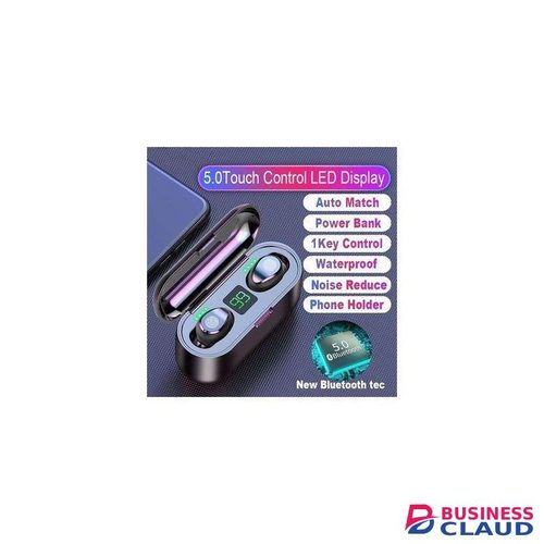 F9 Earbuds Bluetooth Earphone 2000mAh Power-banks + Strong Bass p47 hheadphone