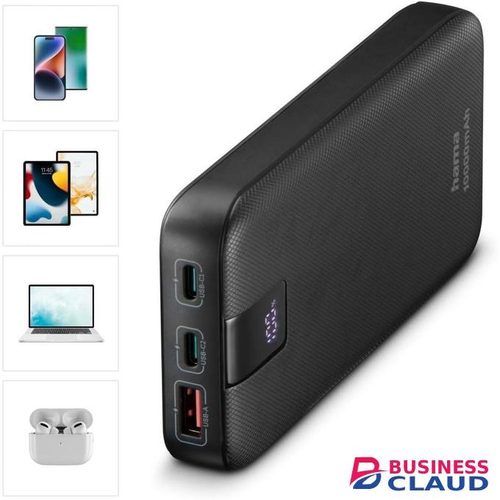 Hama Pd 10 Power Pack 10000 Mah (201718) Black (5YRs WRTY)