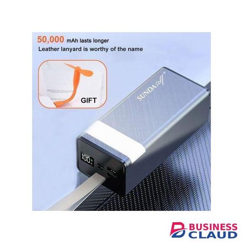 SUNDASELF 50000 MAh Power Banks With LED Light Portable Charger