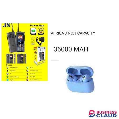 Jx Power Max Africas Number 1 Capacity 36000 Max 2.8 Screen Big Screen 4d Music Power Bank