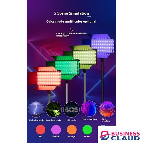 LED 800 RGB Varicolor Studio Video Light with Tripod & Remote