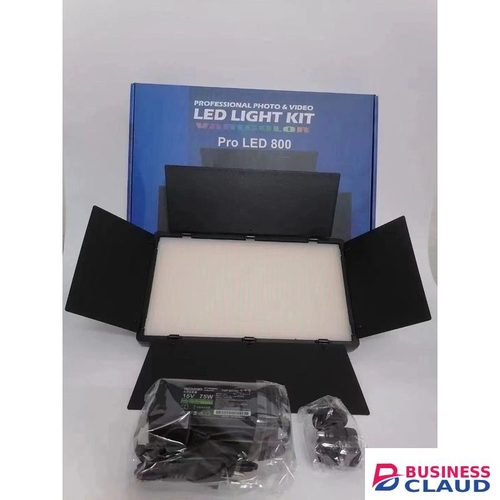 LED-U800 Portable Video Light with Tripod – Compact 50W Lamp for Streaming and Vlogging