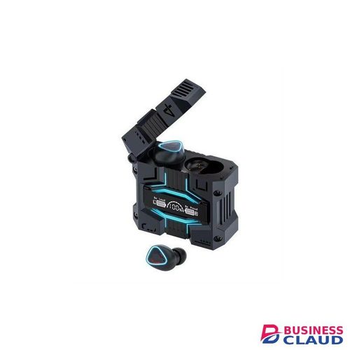 M45 TWS Wireless Headphones - Bluetooth Earphones with Touch Control, Noise Reduction, Multicolor Light, and Power Bank