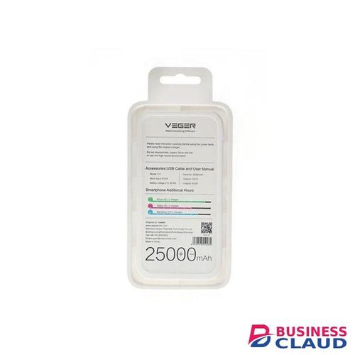 VEGER 25000mAh External Battery for Travel, Work, and Outdoor Use
