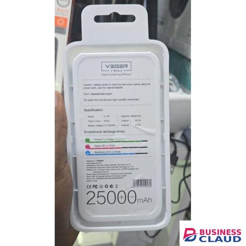 VEGER 25000mAh Battery Pack by – Reliable & Fast Charging