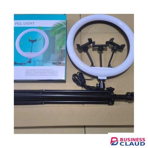QX360 14-Inch Ring Light Kit with Tripod Stand and Dimmable Lighting for Beauty and Influencer Videos