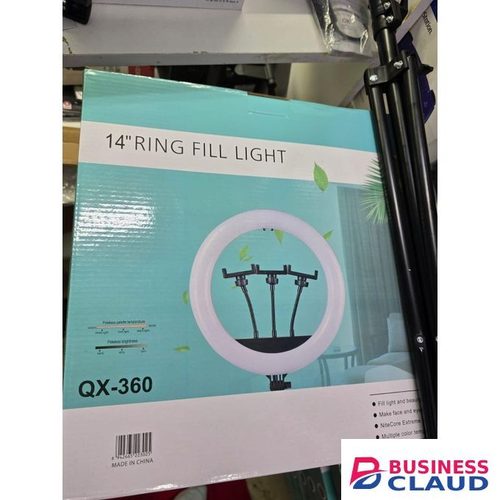 QX360 LED Ring Light with Adjustable Tripod for Makeup & Videos