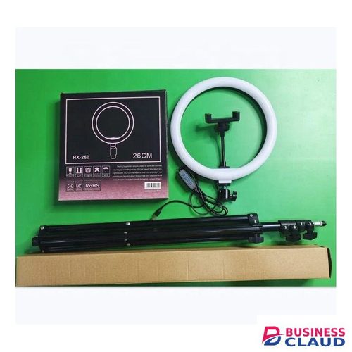 LED Ring Light 10-Inch With Stand For Beauty Content, Photography, And Video Calls – Adjustable Color & Brightness
