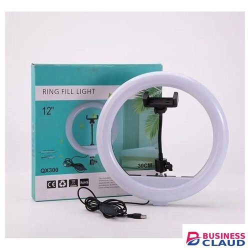 2025 Premium 12-Inch Ring Light with Adjustable Stand – Best for Video & Content