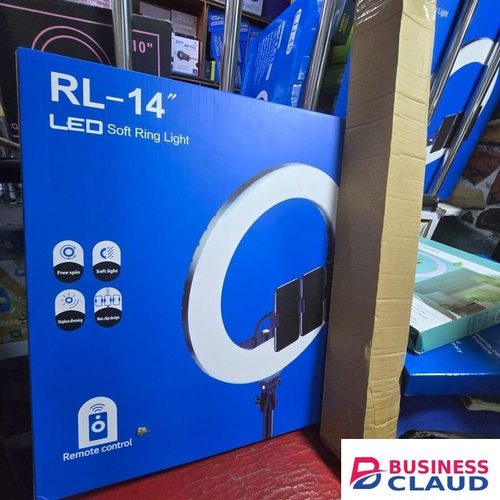 RL-14 LED Soft Ring Light with Stand 3000K-6000K Adjustable Lighting for Social Media Videos