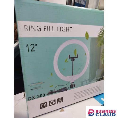 12" LED Ring Light With Flexible Phone Holder – High-Quality Illumination For Videos