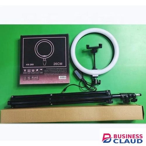Portable 10 Inch Ring Light with Remote for Beauty Videos