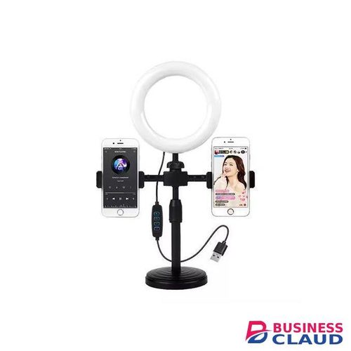 6 Inch Mini Ringlight With Adjustable Tripod And Holder For Phone Selfie And Live Broadcast Ring Light