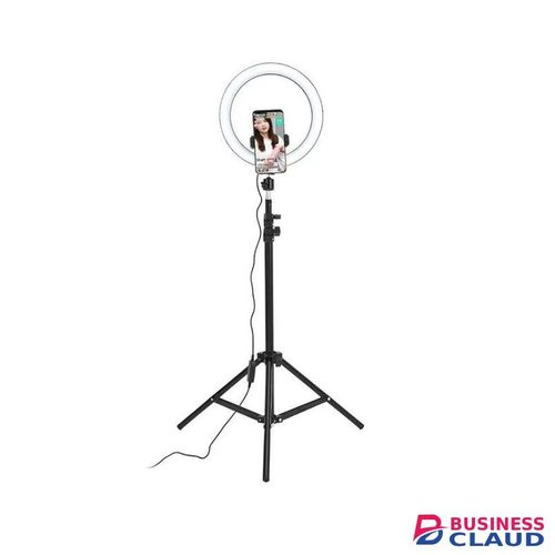 High-Performance 12-Inch LED Ring Light With Tripod, Bluetooth Remote, And Lighting Modes For Tiktok, YouTube, And Facebook Live