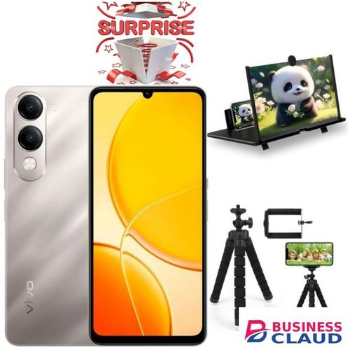 Vivo Y04 6.74" 64GB ROM+ 4GB RAM (Upto 8GB RAM) 5500mAh (Dual Sim) 13MP COMES WITH FREE GIFTS ( MAGNIFIER + TRIPOD) FOR YOU