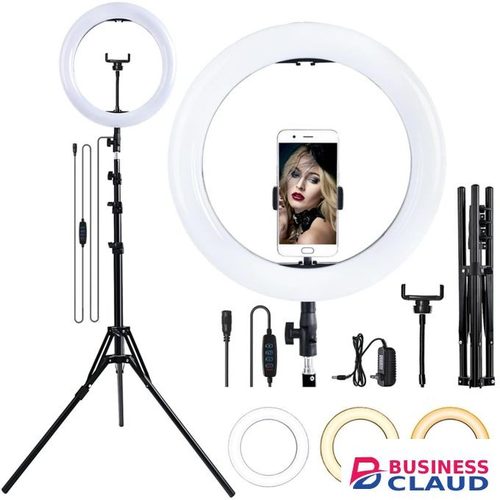 14 inch Remote control Dimmable selfie RGB LED Ring Light with Tripod stand for makeup Vedio live studio