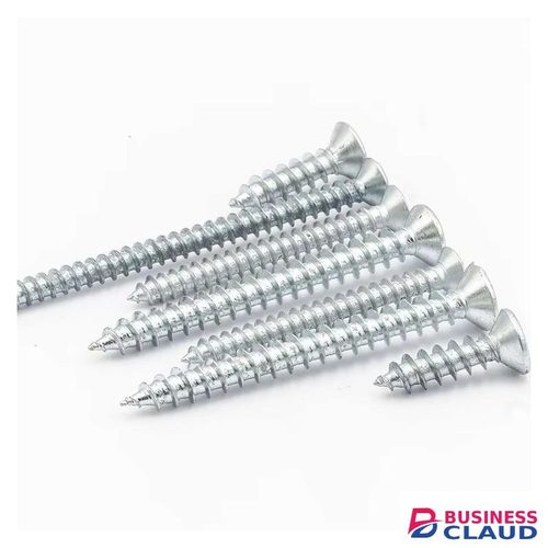 Flat Head Self Tapping Screw – 8 × 1" – Carbon Steel Galvanized – 1500 pcs/box