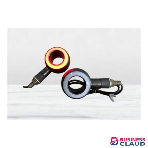 Colorful halo Ring Turn signal Light for Motorcycle Mini Motorcycle Light for Motorbike Dirt Bike Light Autobike Moky