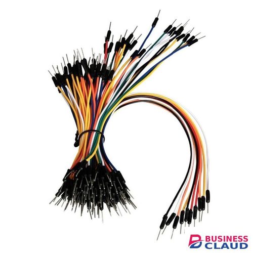 65pcs 1-Pin Male to Male Breadboard Jumper Cable Wire 25cm