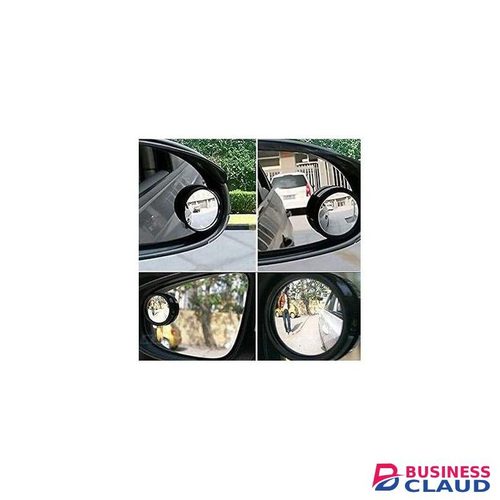 2 Pcs Blind Spot Mirrors Car 360°Rotate Round Hd Glass Automotive Stick-On For Universal Cars Convex Side View Blindspot Mirror