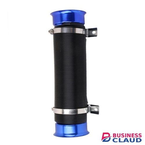 76mm/ 3 inch Universal Flexible Car Engine Cold Air Intake Pipe Blue