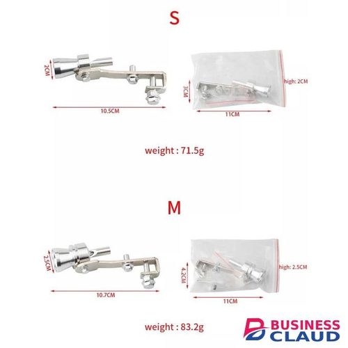 Blow-off Valve Simulator, Turbo Sound Whistle Turbo Sound Exhaust Pipe Black Fit For All Cars