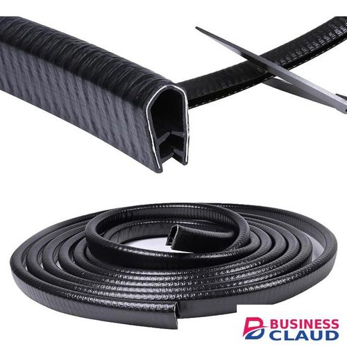 5 Meters Universal Car Door Edge Guard Strip – Rubber Crash Protector with Steel Core (Anti-Scratch & Dent Protection)