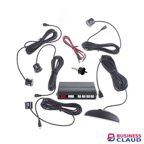 Black Car Parking Sensor System Car Reverse Parking Radar System