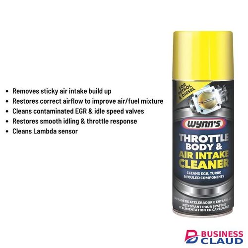Wynn's THROTTLE BODY & AIR INTAKE CLEANER - 285G