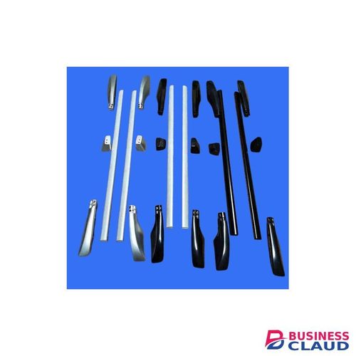 Silver Black Car Universal Roof Rails Silver Black