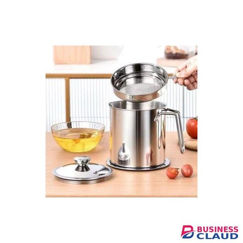 Filter 1.3L stainless steel oil can
