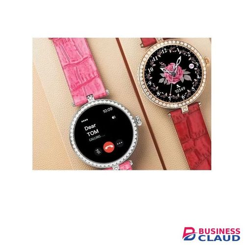 Haino Teko Stylish Smart Watch RW-21 for Girls and Women with Bluetooth Call, Heart Rate and Many More - Pink