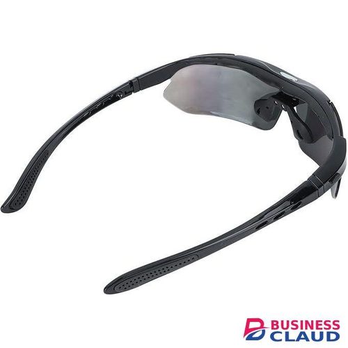 UV400 Polarized Sports Glasses for Men & Women with 5 Interchangeable Lenses for Running, Cycling, and Golf