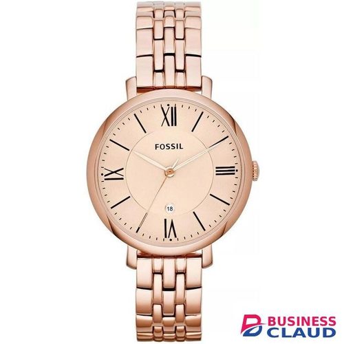 Fossil Womens Watch ES3435 Jacqueline Rose-Tone Stainless Steel