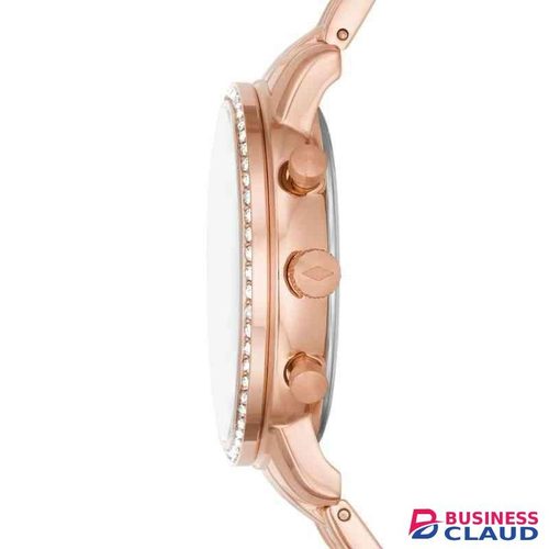 Fossil Neutra Womens Watch ES5218 Chronograph Rose Gold Tone Stainless Steel