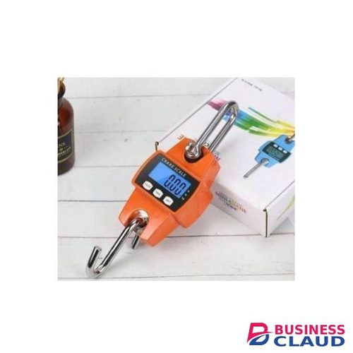 Digital weighing hanging Scale measuring upto 300KGS / 600 LBS Electronic Hanging Crane Scale heavy duty digital scale with metallic body and tare function