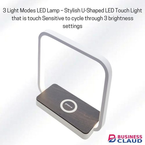 groov-e ARTEMIS - Wireless Charging Station with LED Touch Light White