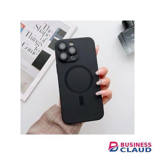 Iphone 12 Magsafe Silicone Case Cover. Black