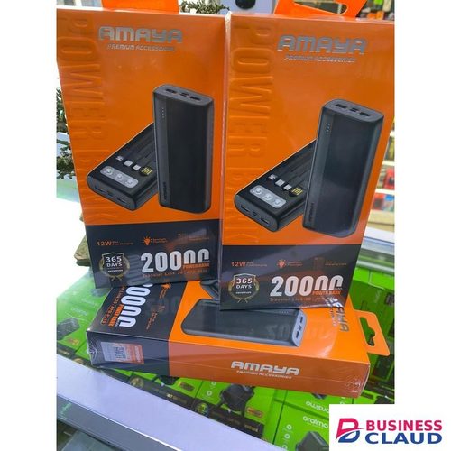 Amaya Apw-210 20,000Mah 12W Fast Charging With 4 in Built Charging Cables