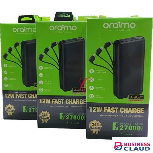Oraimo Slim Portable 27000mAh Powerbank