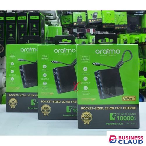 Oraimo power Nova lil OPB 7103c 22.5W 10KmH pocket sized fast charging PB