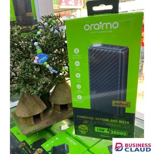 Oraimo PowerBox 300 OPB-1301 30,000mAh Power Bank – Ultra-High Capacity Fast Charging Portable Battery Pack With Dual USB Output