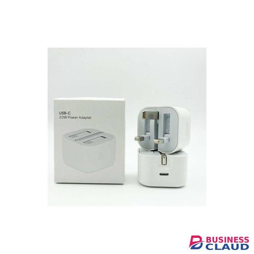 Apple Fast Charger UK Charging PD Plug 20W