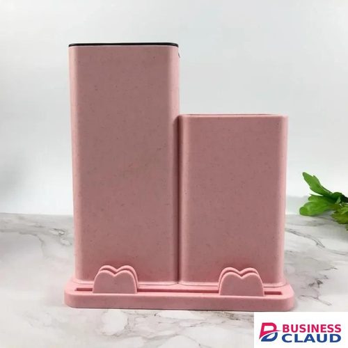 19pcs Heat Resistant Silicone Kitchen Accessories With Wood Handle And Cuttings Board Storage Bucket Kitchen Gadget Set.Pink Color