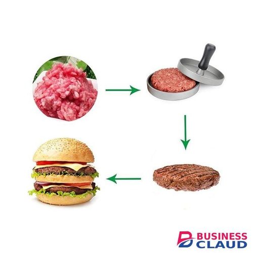 Burger Press Round Burger Smasher Heavy-Duty Hamburger Maker With Heat Resistant Handle Aluminum Alloy Burger Patty Maker Grilling Accessories For Griddle Meat Press BBQ Stuffed Burgers